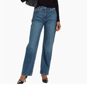 Reformation Abby High-Rise Straight-Leg Jeans 28